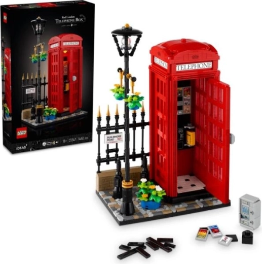 LEGO Ideas punane Londoni telefoniputka 21347