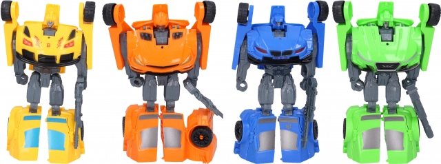 Autorobot 14 cm relvaga – transformeeruv auto-robot