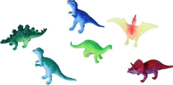 Dinosauruste komplekt 6 tk blisterpakendis