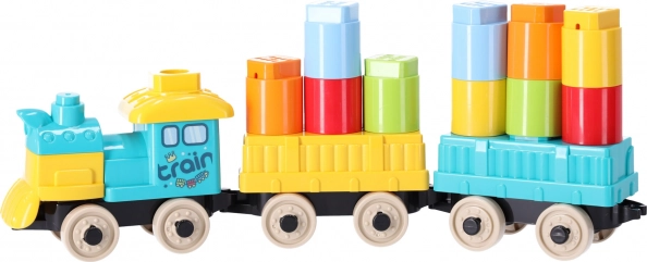 Block Set - Train with Carriages