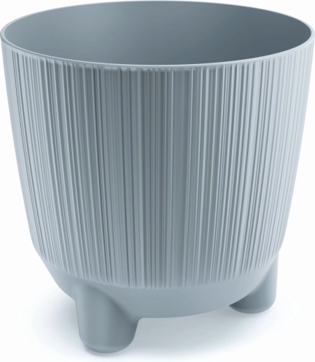 Lillepott jalgadega RYFO N 19,5 cm helehall