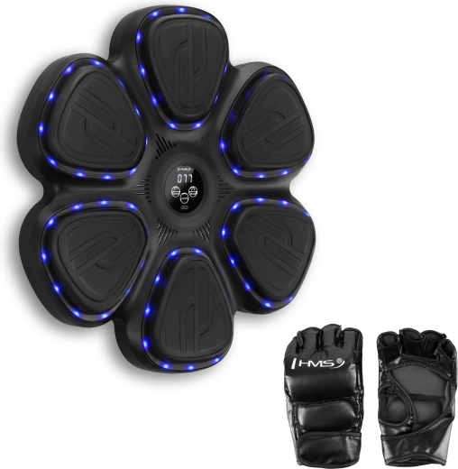 HMS elektrooniline poksisihtmärk LED-i ja Bluetoothiga, sh kindad