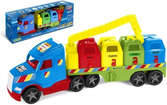 Auto Magic Truck prügiveoauto plastist 75 cm