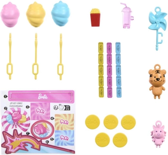 Arcade machine with prizes and tokens