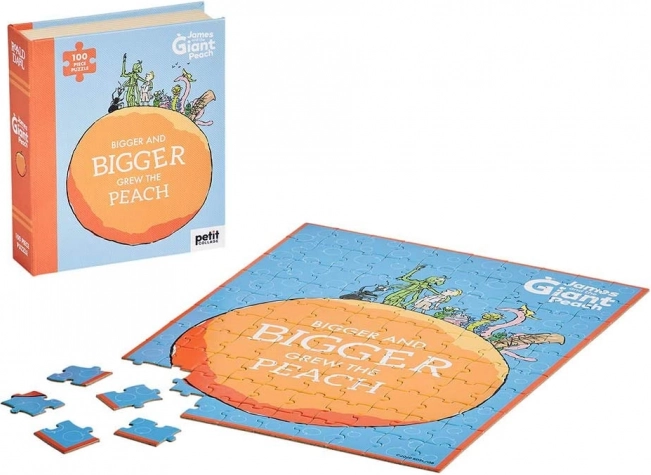 Petit Collage pusle „Jakub ja hiigelvirsik“ – 100 tükki