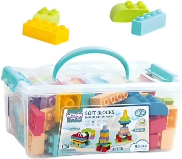 Woopie pehmed klotsid – komplekt 99 detailiga karbis