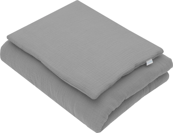 Musliinkomplekt täidisega New Baby 80 × 70 cm hall