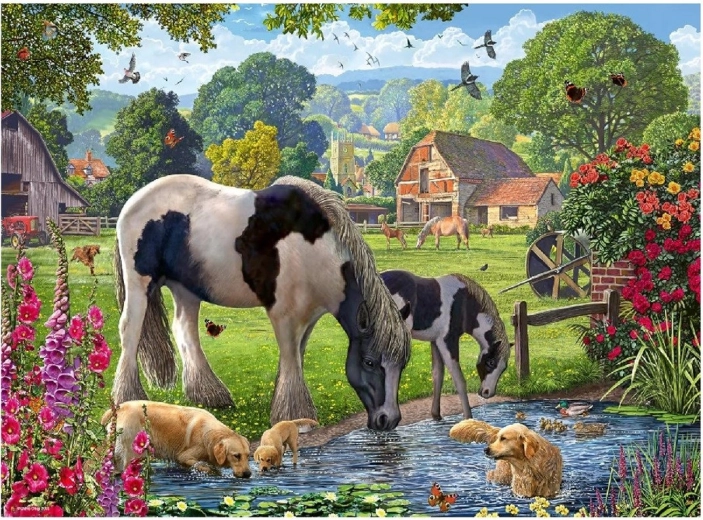 Ravensburgeri pusle Hadlow – ponide maailm, 500 tükki