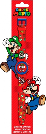 Kids' Super Mario Digital Watch with LED Display and Calendar