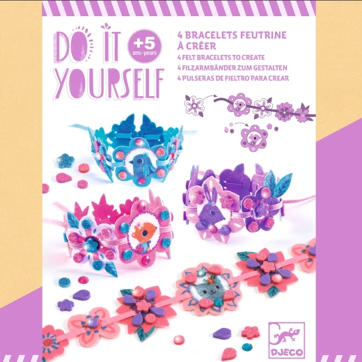 DIY Kit for Making Sparkling Friendship Bracelets DJECO