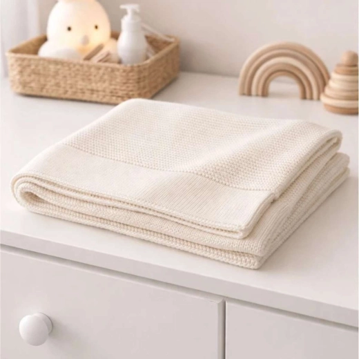 NANNA bamboo blanket bamboo cream