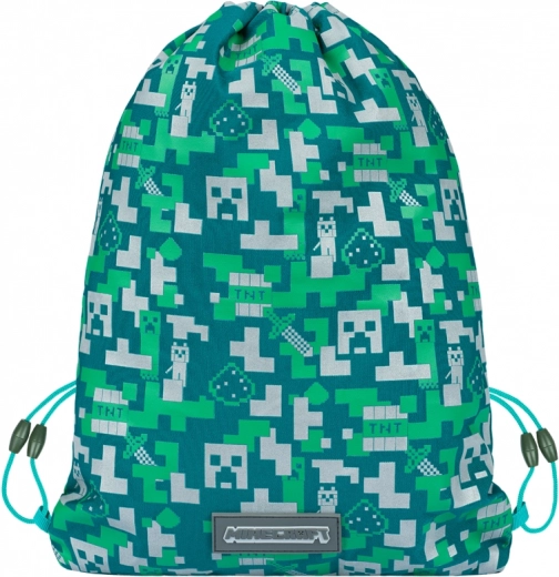 MINECRAFTi hõbedase Creeperiga sussikott