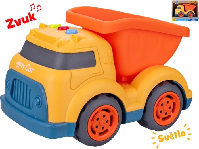 Laste ehitusauto valguse ja heliga 17 cm
