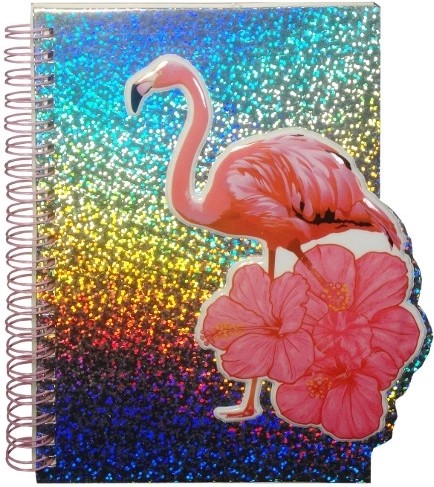 Holograafiline päevik flamingoga