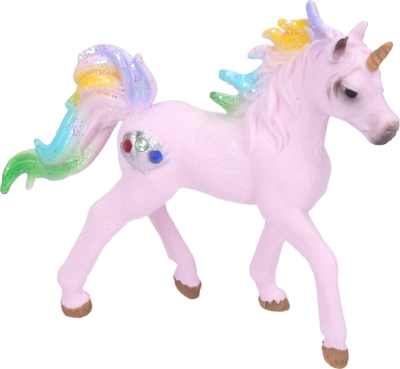 Värviline ükssarviku figuur 10 cm