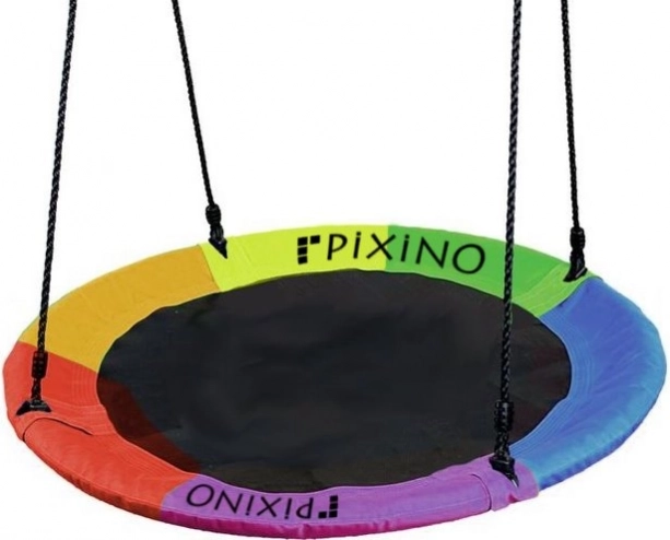 Pixino Kiikuv rõngas – toonekure pesa, värviline 110 cm