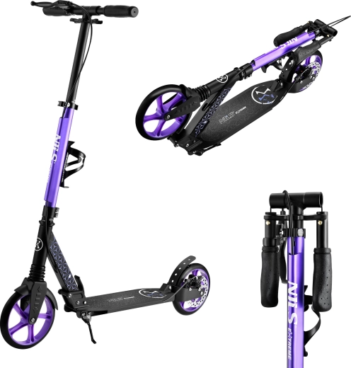 Folding design and adjustable handlebars