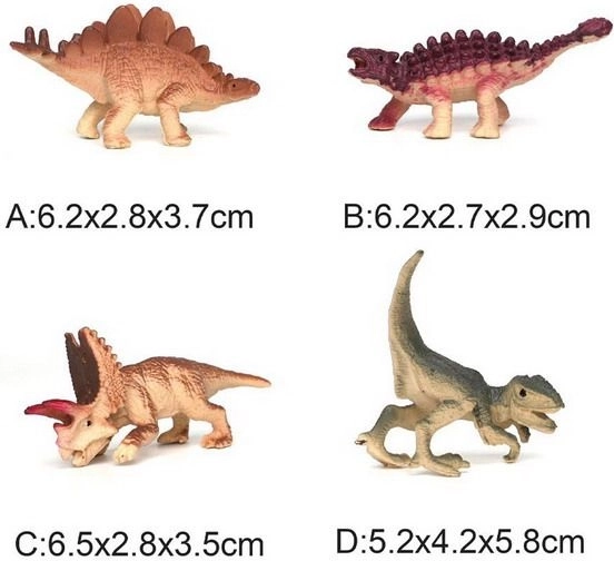 Dinosauruse figuur 6 cm