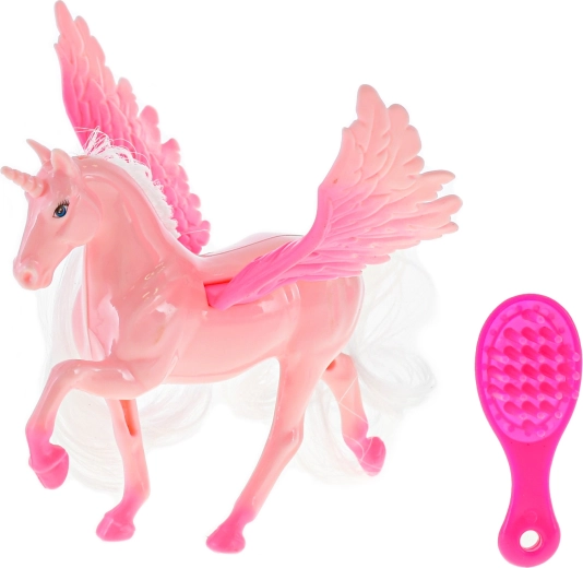 Brushable mane with comb
