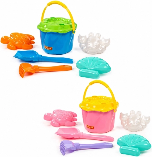 Children’s sand set with bucket and sieve - 1 piece