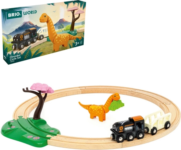 BRIO Worldi dinosauruste ringikujuline rongirada
