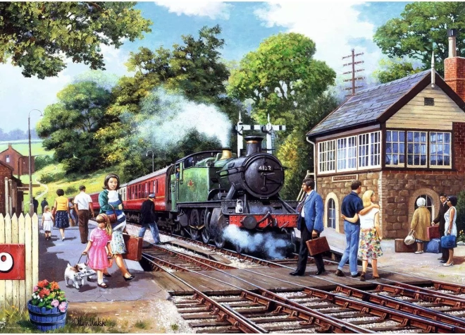 Ravensburger puzzle Country Train Stop 1000 pieces