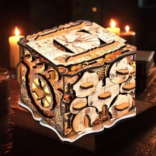 Decorative Light design with delicate engraving