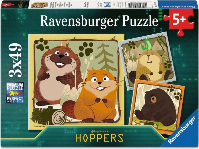 Ravensburgeri pusle Na kiirelt loodusesse 3×49 tükki