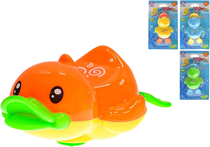 Floating Wind-up Bath Duck 12 cm