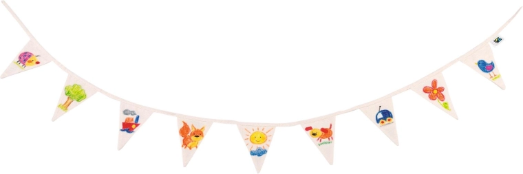 Puuvillane lipukett värvimiseks (Fair Trade) – 1 tk