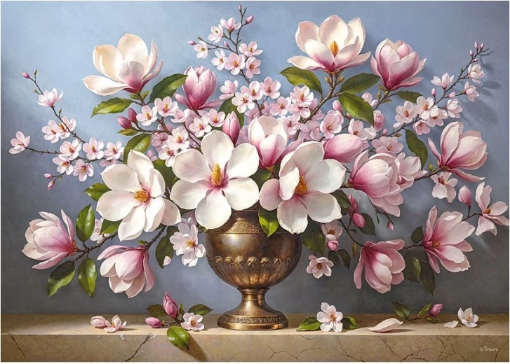 Cherry Pazzi Magnolia Elegance Puzzle 1000 Pieces