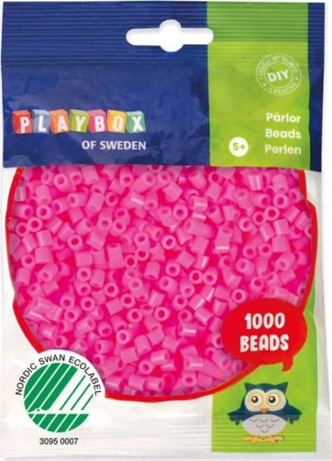Playbox fusible beads pink 1000 pcs