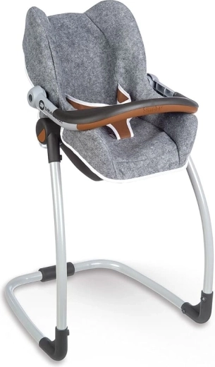 High chair with tray for “little parents”