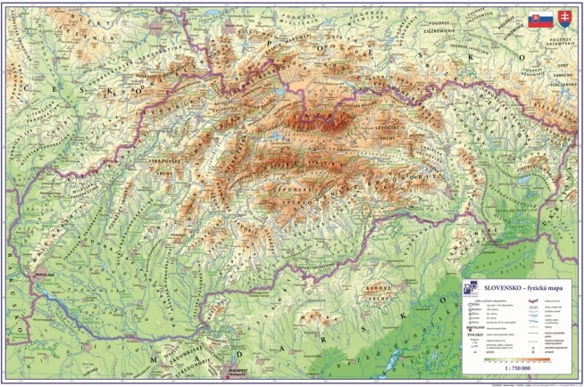 Desk Mat Slovakia 60x40 cm