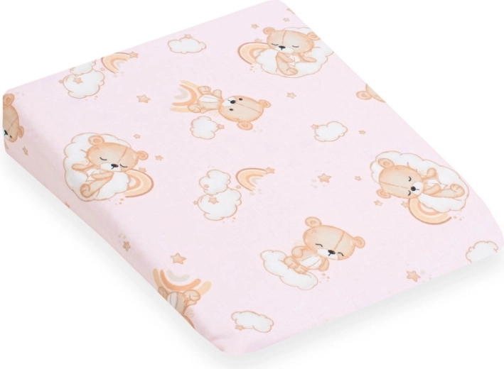 Katte lastele mõeldud kiilpadjale 30×37 cm, roosa karuke