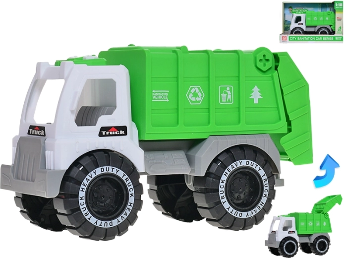 Prügiveoauto 21,5 cm vabajooksuga