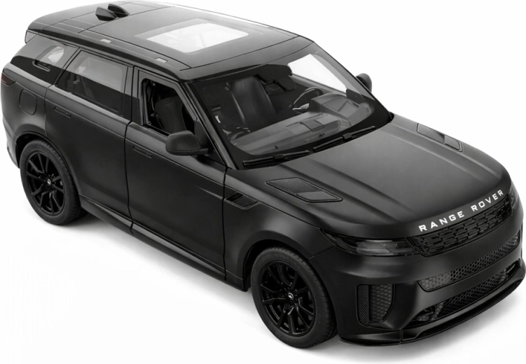 Realistic design with matte black finish
