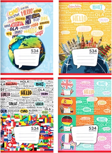 School notebook A5 30 sheets ruled – vocabulary 8 mm