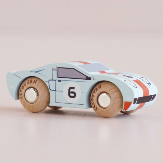 Le Toy Van puidust võidusõiduauto Fred