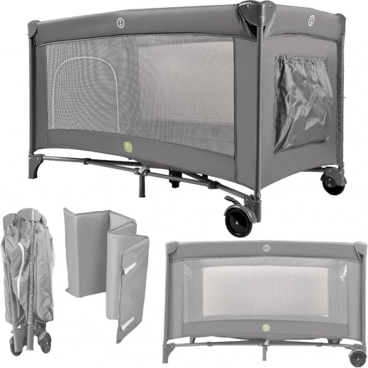 Reisivood lastele 60 × 120 cm kokkupandava raamiga ja madratsiga