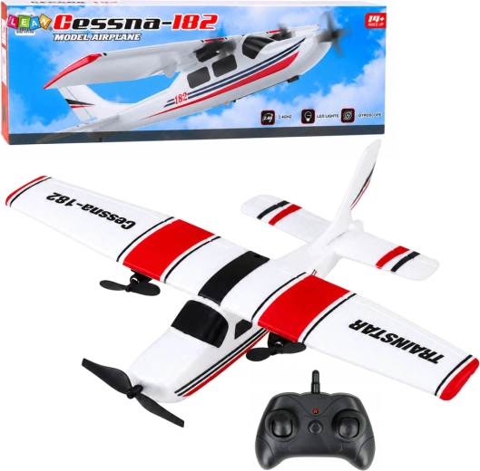Vahtplastist RC-lennuk Cessna 182 kaugjuhtimisega 2,4 GHz