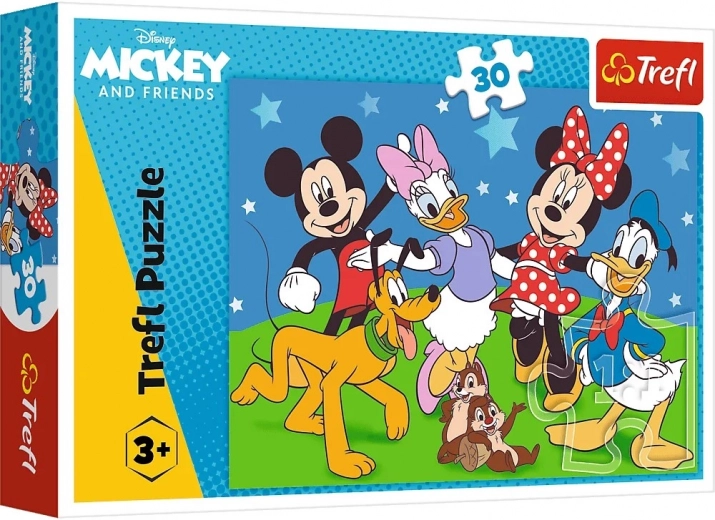 Pusle 30 tükki – MICKEY JA SÕBRAD Treflilt