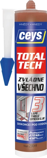 Universal Adhesive and Sealant 290 ml Brown CEYS TOTAL TECH