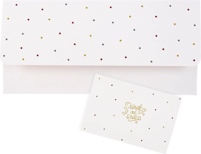 Paper gift envelope “Gift from the Heart” 22 × 11 cm