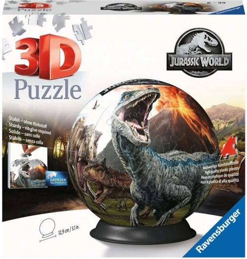 Ravensburger 3D puslepall Juura maailm 72 tükki
