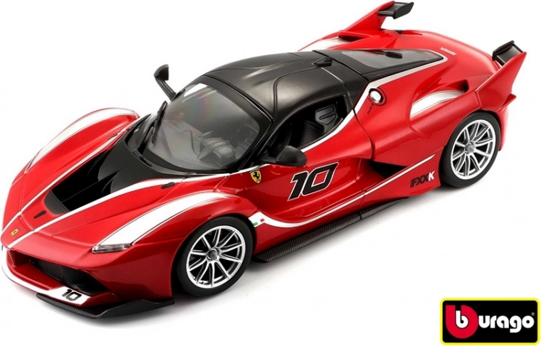 Bburago 1:24 Ferrari Racing FXX K metallikpunane