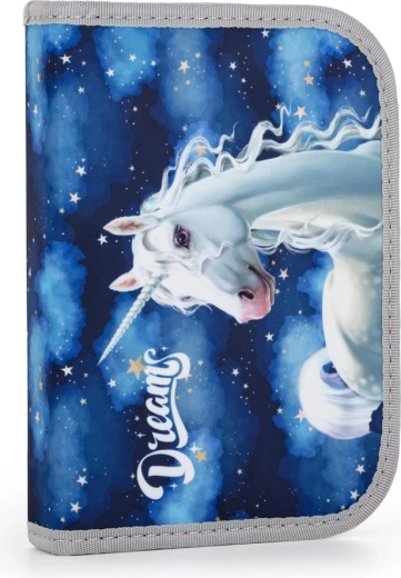 Single-compartment school pencil case Unicorn Oxybag