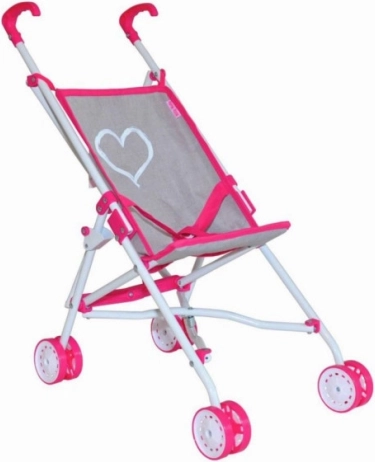 Nukkude käru Milly Mally Julia Prestige Pink
