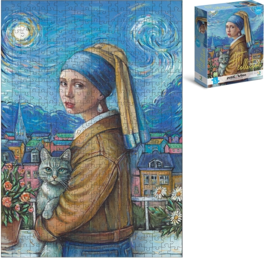 Girl with a Pearl Earring Puzzle 500 Pieces (47 × 33 cm) in a Box