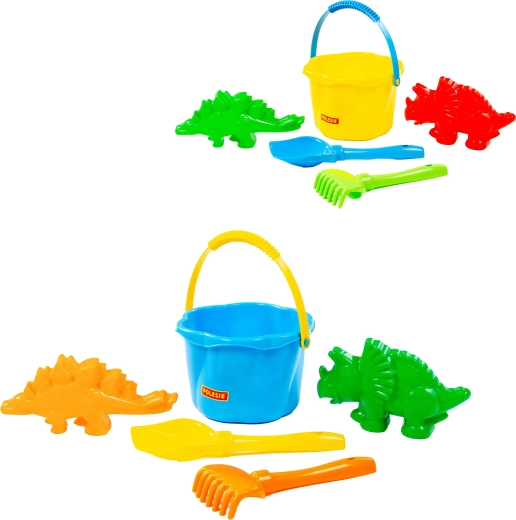 Sand set with bucket, 5 pieces